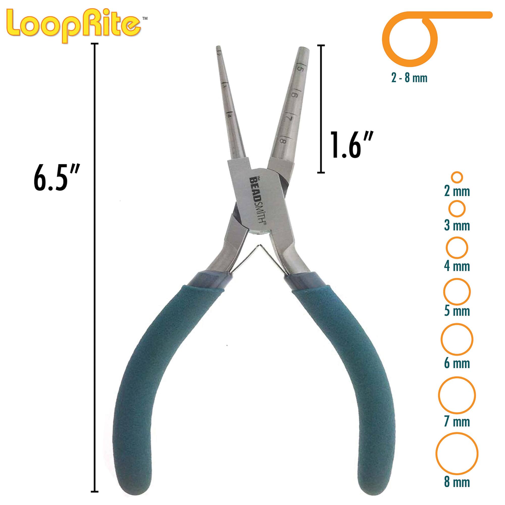 Beadsmith® LoopRite Looping Pliers, 2-8mm Round Loops